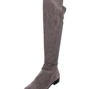 Michael Kors Suede Over the knee gray boots